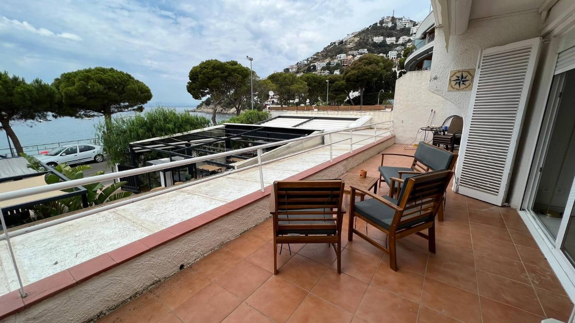 Precioso Apartamento Moderno En Primera Linea Del Mar Av-11 Rosas Exterior foto